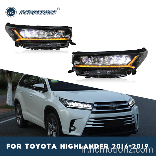 HCMotionz 2016-2019 Toyota Highlander LED phares